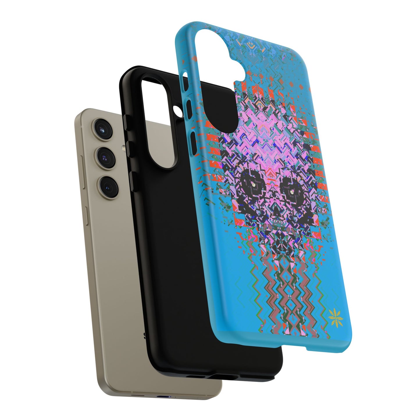 Pixel Skull - Rugged Phone Case