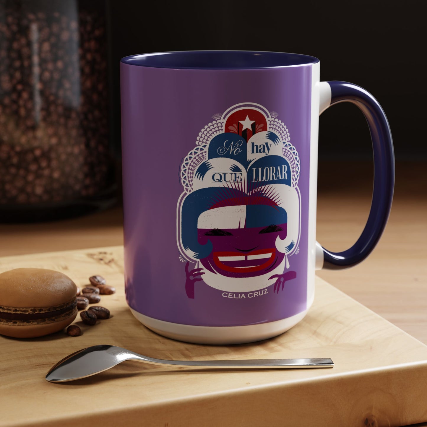 Celia Cruz Accent Coffee Mug (11, 15oz)