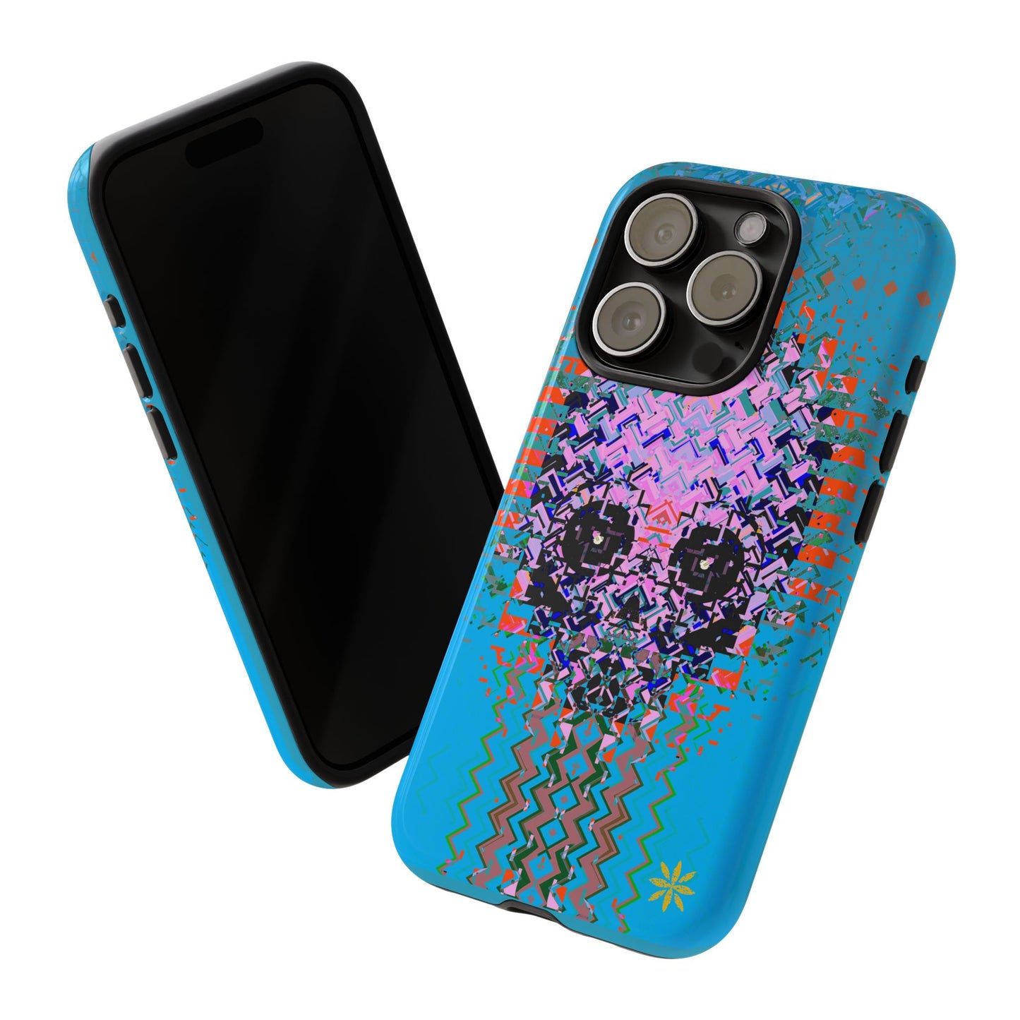 Pixel Skull - Rugged Phone Case