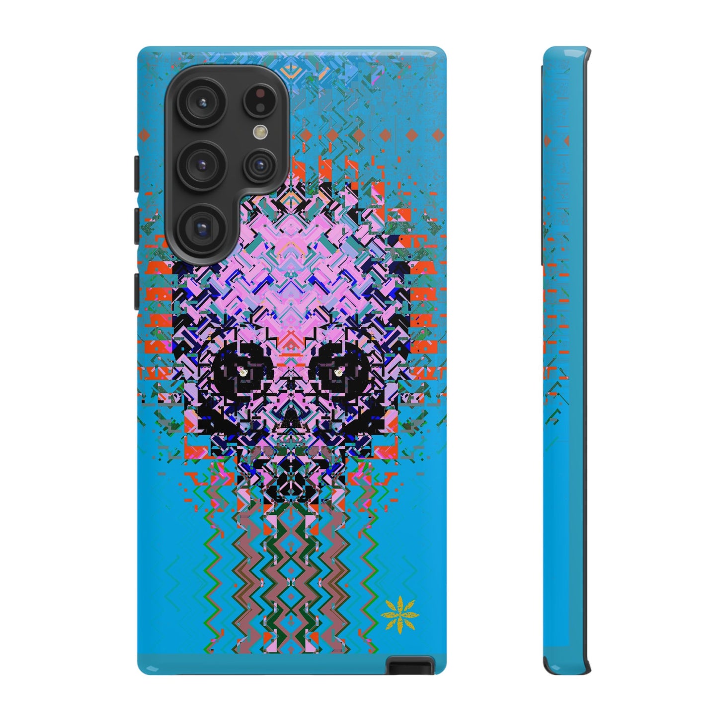 Pixel Skull - Rugged Phone Case