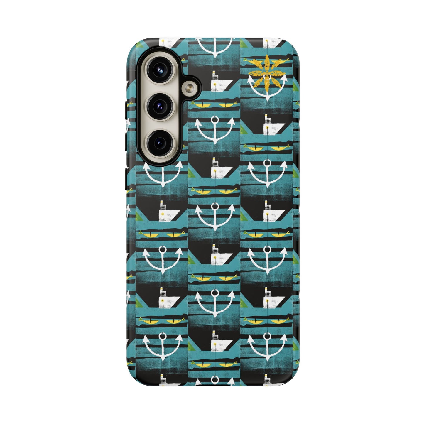 Nautical Tough Case - Waterproof Phone Cover with Marine Design