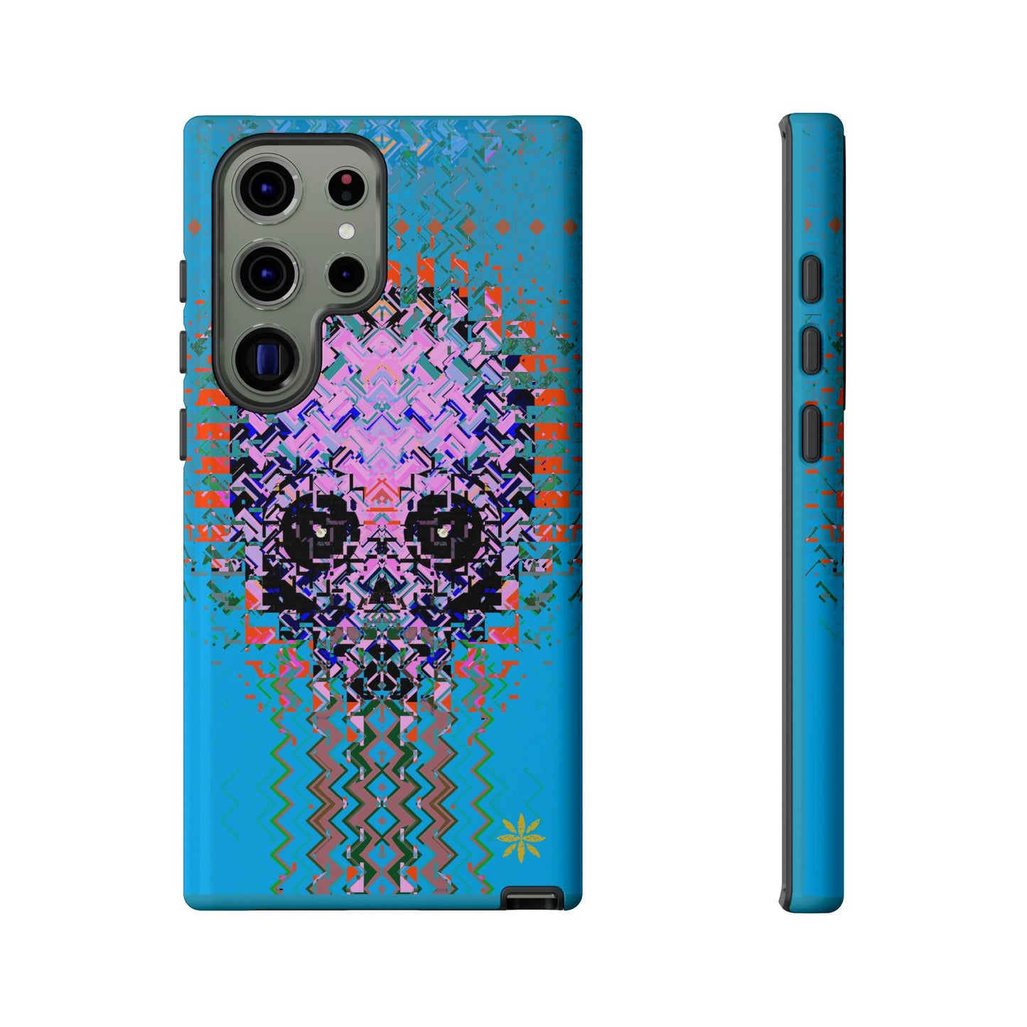 Pixel Skull - Rugged Phone Case