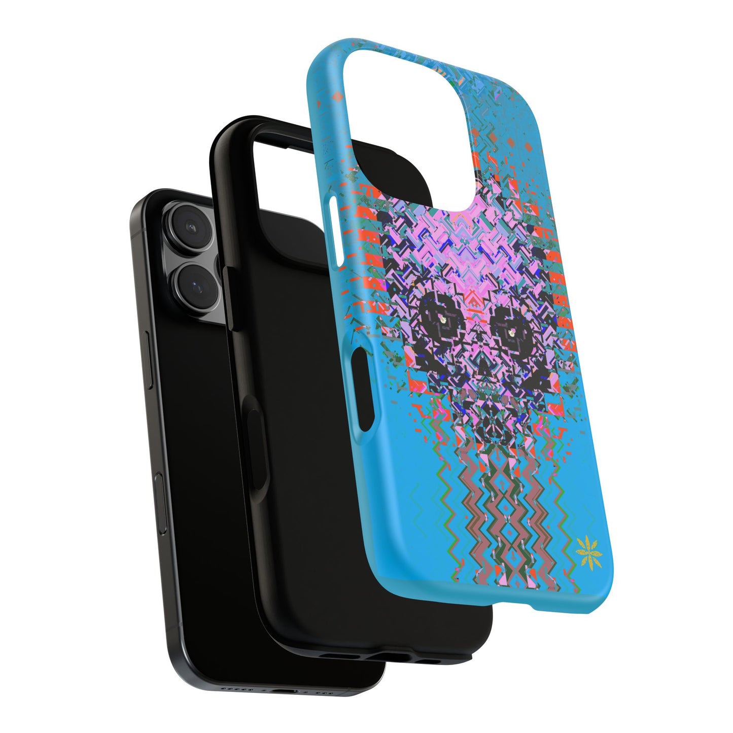 Pixel Skull - Rugged Phone Case