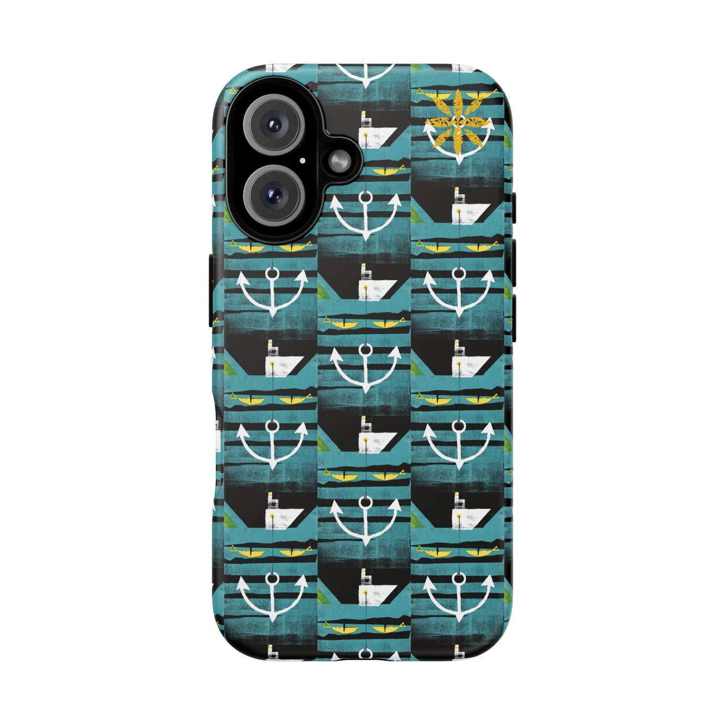 Nautical Tough Case - Waterproof Phone Cover with Marine Design