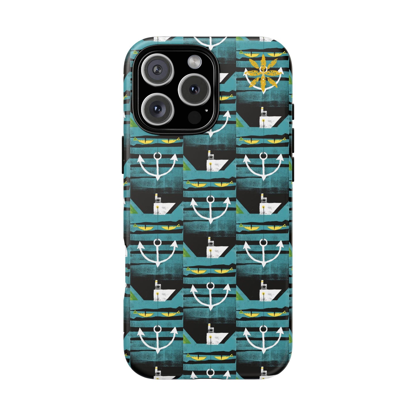 Nautical Tough Case - Waterproof Phone Cover with Marine Design